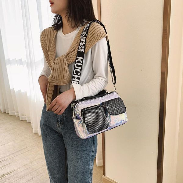 fashionable women shoulder crossbody tote bag sequins large capacity handbag ladies casual shopping personality totes
fashionable women shoulder crossbody tote bag sequins large capacity handbag ladies casual shopping personality totes