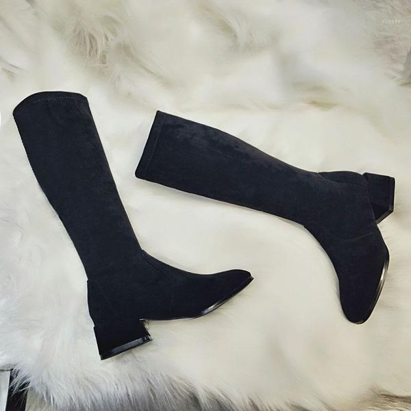 boots style knee high net red thin leg middle tube women heel small elastic long winter1, Black
boots style knee high net red thin leg middle tube women heel small elastic long winter1, Black