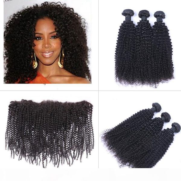 brazilian kinky curly human hair wefts with 13x4 lace frontal ear to ear full head natural color can be dyed unprocessed human hair, Black
brazilian kinky curly human hair wefts with 13x4 lace frontal ear to ear full head natural color can be dyed unprocessed human hair, Black