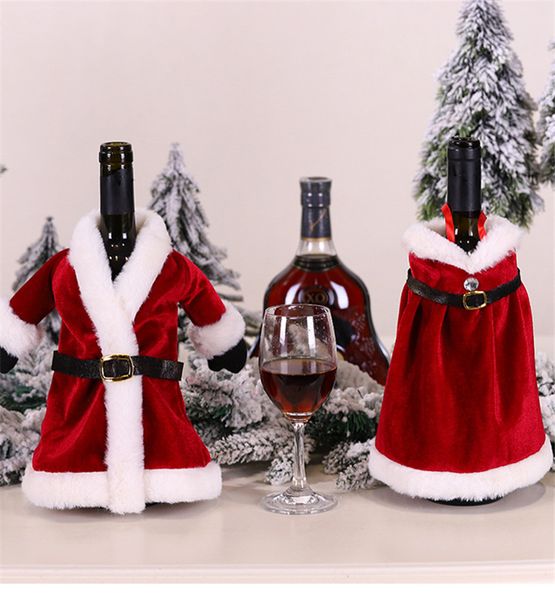 2021 creative christmas party ornament wine bottle cover 2 designs fashion xmas party home decorations wine bottle cover favor gifts ly11113
2021 creative christmas party ornament wine bottle cover 2 designs fashion xmas party home decorations wine bottle cover favor gifts ly11113