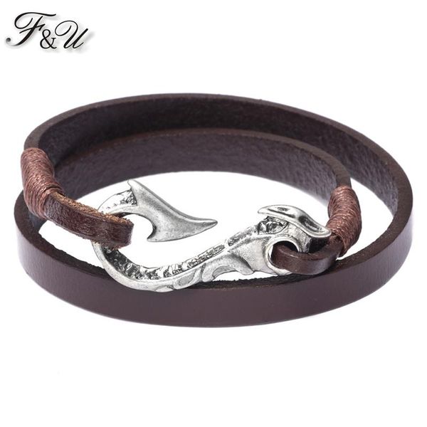 f&u vintage dragon hook long cow leather strip wrap multi layers bracelet bangles jewelry wine red black and orange 3 colors, Golden;silver
f&u vintage dragon hook long cow leather strip wrap multi layers bracelet bangles jewelry wine red black and orange 3 colors, Golden;silver