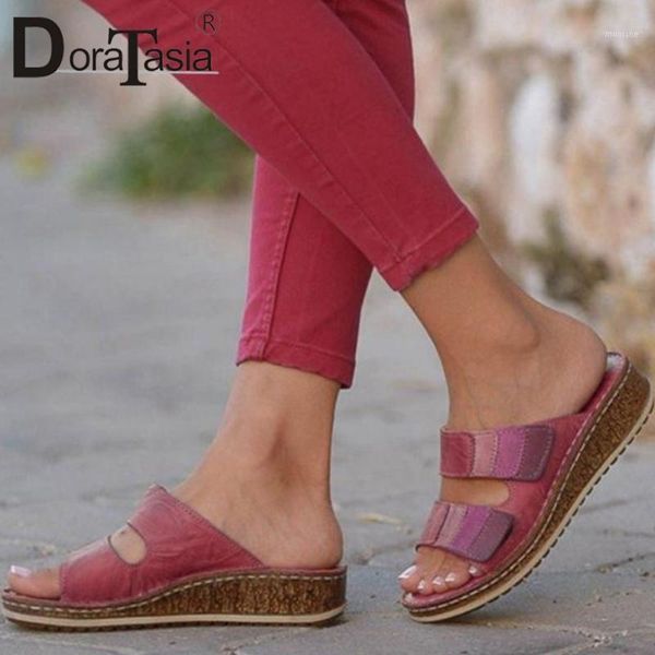 slippers doratasia arrival ins fashion mixed-color slides summer comfy leisure women casual slip-on low wedges shoes woman1, Black
slippers doratasia arrival ins fashion mixed-color slides summer comfy leisure women casual slip-on low wedges shoes woman1, Black