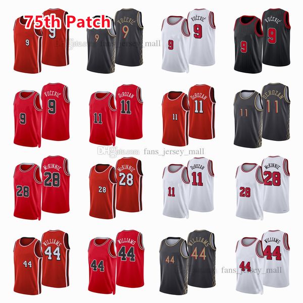 printed 75th patch city basketball jerseys patrick 44 williams alfonzo 28 mckinnie 9 nikola 11 demar vucevic derozan zach 8 lavine color whi, Black;red
printed 75th patch city basketball jerseys patrick 44 williams alfonzo 28 mckinnie 9 nikola 11 demar vucevic derozan zach 8 lavine color whi, Black;red