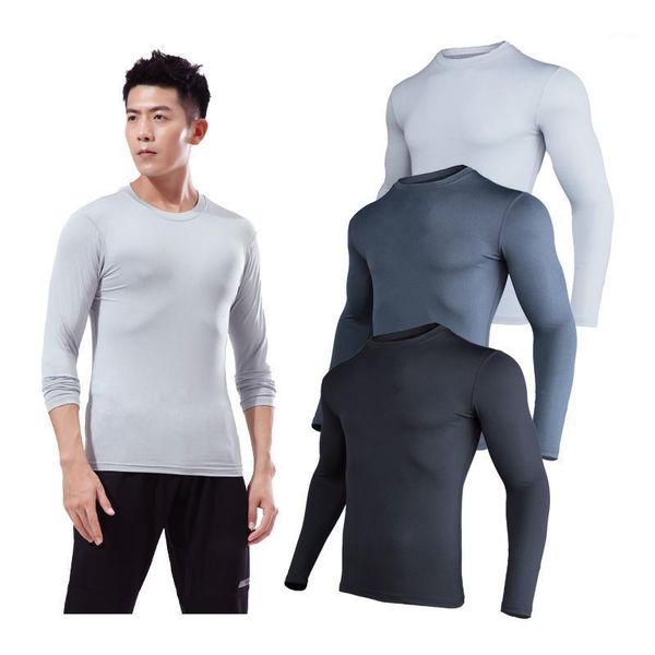 men gym long sleeve quick dry tight fitness tshirts elastic training running shirts compression sportswear1, Black;blue
men gym long sleeve quick dry tight fitness tshirts elastic training running shirts compression sportswear1, Black;blue