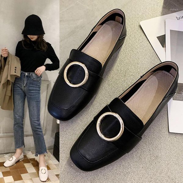 dress shoes genuine leather single women 2021 spring round head thick heel small fashion wild soft peas1, Black
dress shoes genuine leather single women 2021 spring round head thick heel small fashion wild soft peas1, Black