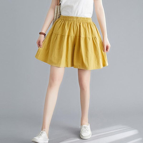 women's shorts solid casual women 2021 summer high waist pleated short all match female quality, White;black
women's shorts solid casual women 2021 summer high waist pleated short all match female quality, White;black