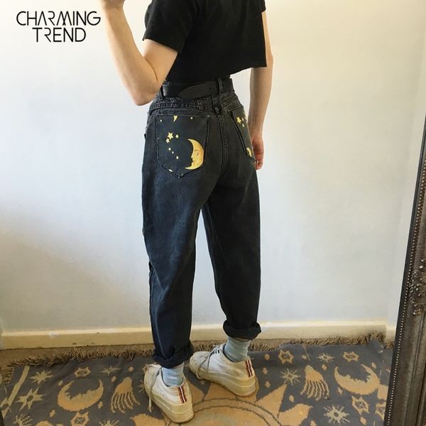 fashion moon star print pants female spring summer womens trousers girls denim chic high waist pant jeans women y200417, Blue
fashion moon star print pants female spring summer womens trousers girls denim chic high waist pant jeans women y200417, Blue