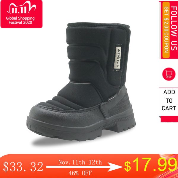 apakowa boys platform winer hook&loop solid color snow boots 1 year kids warm thicken wool lining shoes for children, Black;grey
apakowa boys platform winer hook&loop solid color snow boots 1 year kids warm thicken wool lining shoes for children, Black;grey
