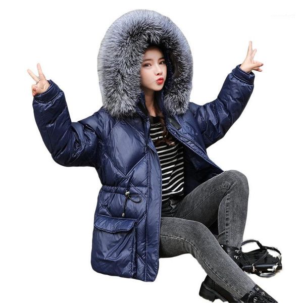 2019 real fur women fashion parka down jacket loose thick winter warm coat jacket for short women1, Black
2019 real fur women fashion parka down jacket loose thick winter warm coat jacket for short women1, Black