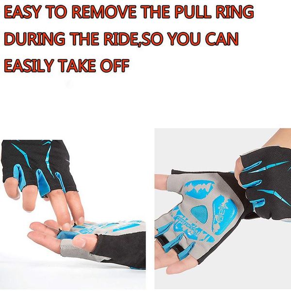 men lycra cycling gloves half finger breathable skid gloves for sports riding racing bicycle guantes bbyqyo alice_bag, Black
men lycra cycling gloves half finger breathable skid gloves for sports riding racing bicycle guantes bbyqyo alice_bag, Black