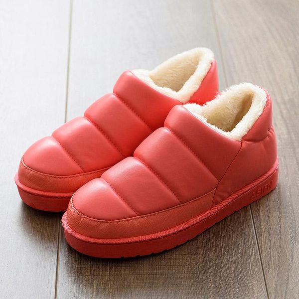 women winter cotton shoes men warm slip on shoes anti-dirty pu woman loafers home waterproof female platforms slippers, Black
women winter cotton shoes men warm slip on shoes anti-dirty pu woman loafers home waterproof female platforms slippers, Black