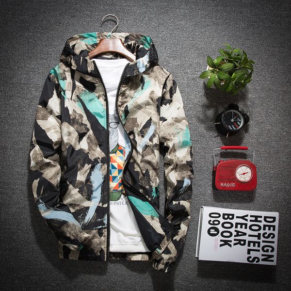 fashion men's casual jackets camouflage hoodies jacket men windproof clothes mens windbreaker coats male outwear m-5xl kg-364, Black;brown
fashion men's casual jackets camouflage hoodies jacket men windproof clothes mens windbreaker coats male outwear m-5xl kg-364, Black;brown