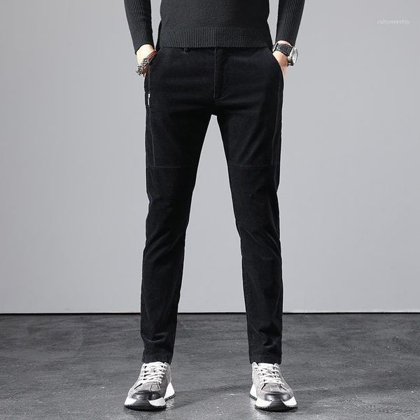 men's pants shan bao black gray green cotton stretch corduroy men's slim casual autumn and winter brand clothing fashion trousers1
men's pants shan bao black gray green cotton stretch corduroy men's slim casual autumn and winter brand clothing fashion trousers1