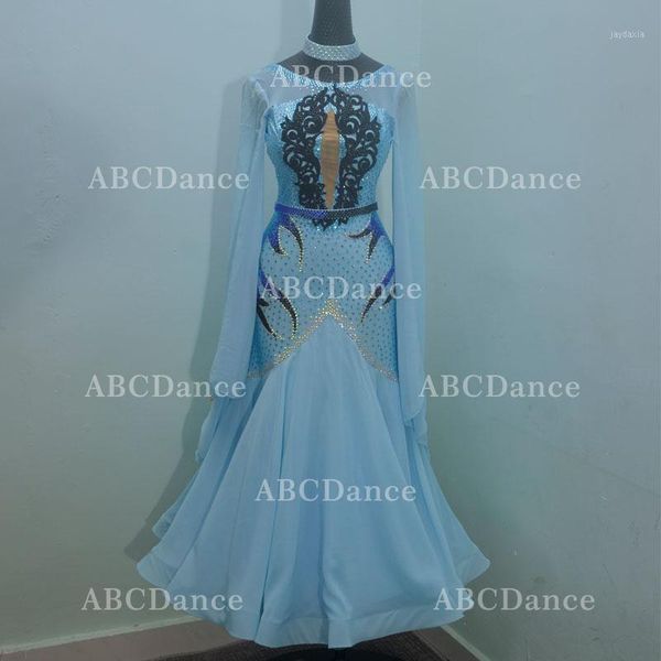 light blue ballroom dance dresses women custom made tango flamenco modren waltz ballroom competition dress1, Black;red
light blue ballroom dance dresses women custom made tango flamenco modren waltz ballroom competition dress1, Black;red
