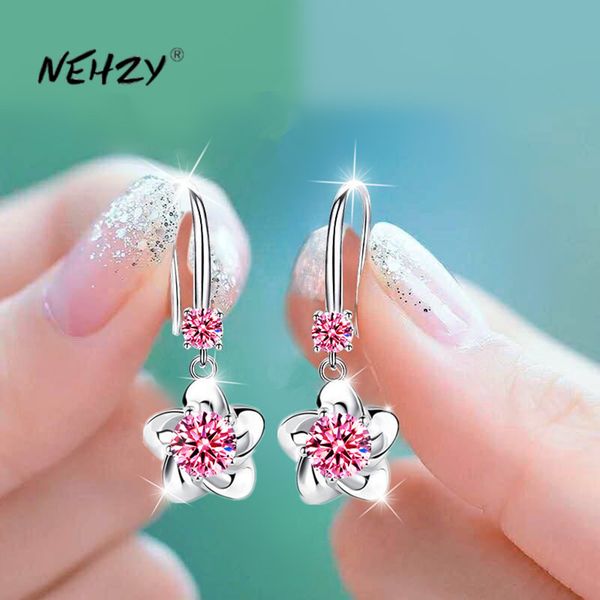 nehzy 925 sterling silver new women's fashion jewelry pink blue white crystal zircon long tassel flower hook type earrings
nehzy 925 sterling silver new women's fashion jewelry pink blue white crystal zircon long tassel flower hook type earrings