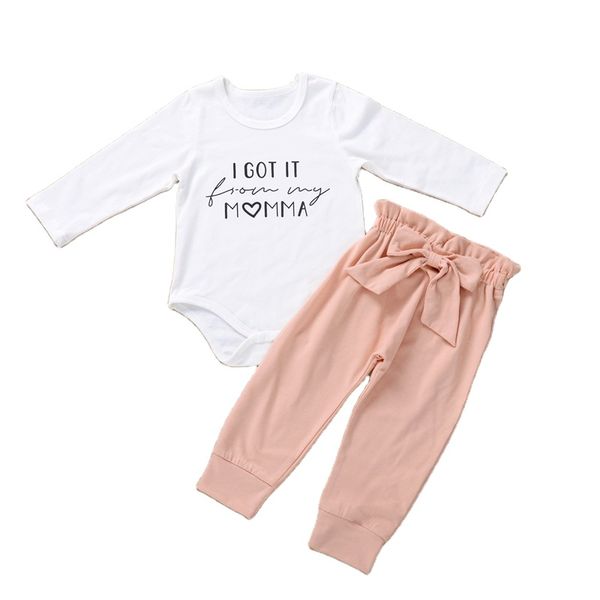 h1249 child baby girls clothing sets white full sleeve shirt+pink long pant 2 piece clothes set
h1249 child baby girls clothing sets white full sleeve shirt+pink long pant 2 piece clothes set
