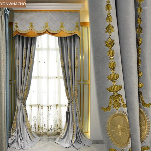 curtain & drapes custom curtains light luxury european noble bedroom embroidered velvet thick cloth blackout tulle valance drape b6671
curtain & drapes custom curtains light luxury european noble bedroom embroidered velvet thick cloth blackout tulle valance drape b6671