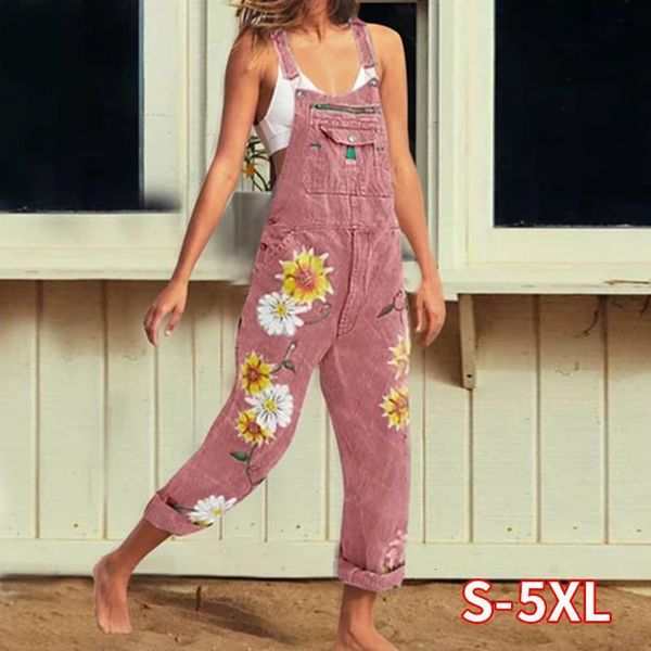 women long trousers print denim jumpsuit romper overalls straps jumpsuit spring ladies casual loose plus size flower jumpsuits, Black;white
women long trousers print denim jumpsuit romper overalls straps jumpsuit spring ladies casual loose plus size flower jumpsuits, Black;white