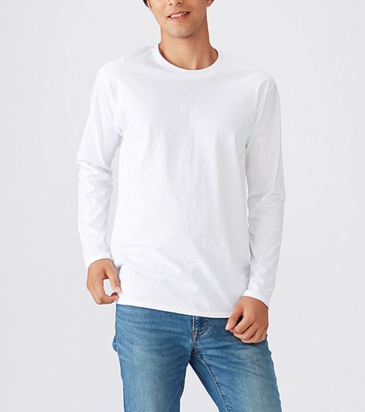 2020 autumn cotton men t-shirt casual long sleeve o-neck tees male clothing, Black;white
2020 autumn cotton men t-shirt casual long sleeve o-neck tees male clothing, Black;white