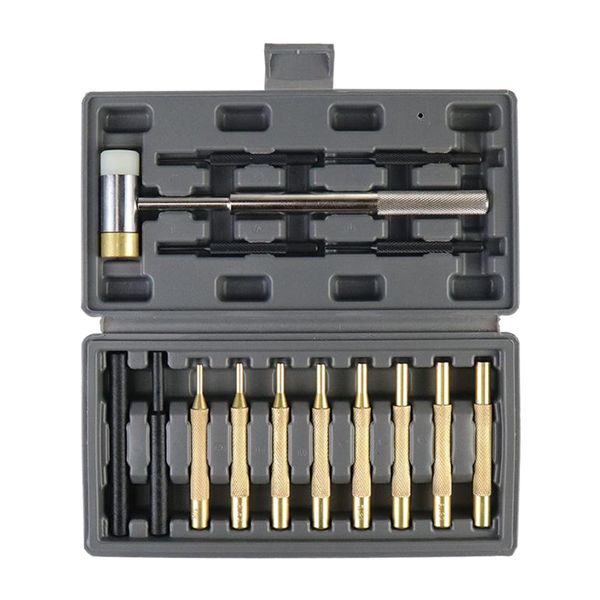 15 шт brass панч set и двухсторонний медный молоток, латунь, сталь, пластик пуансоны, латунный центр punch tool kit для оружейников, watch
15 шт brass панч set и двухсторонний медный молоток, латунь, сталь, пластик пуансоны, латунный центр punch tool kit для оружейников, watch
