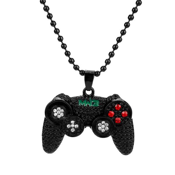 fashion game controler handle necklace hip hop jewelry game crystal pendant necklace, Silver
fashion game controler handle necklace hip hop jewelry game crystal pendant necklace, Silver
