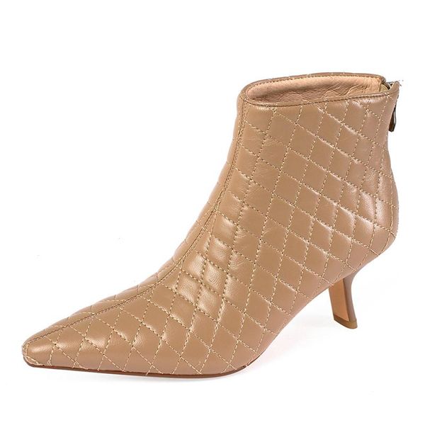 elegant genuine leather ladies boots female back zipper pointed toe fine heels pumps new wedding dancing shoes woman winter zip, Black
elegant genuine leather ladies boots female back zipper pointed toe fine heels pumps new wedding dancing shoes woman winter zip, Black