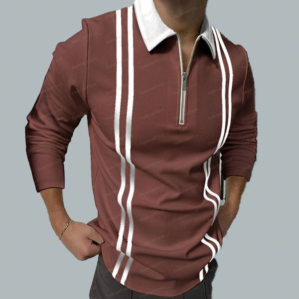 polo for men designer polos long sleeve t-shirt fashion style printed zipper polyester collar lattice men tees clothes blura pattern blouse, White;black
polo for men designer polos long sleeve t-shirt fashion style printed zipper polyester collar lattice men tees clothes blura pattern blouse, White;black