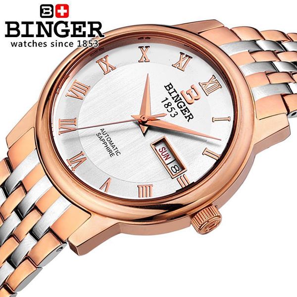 wristwatches switzerland watches men binger business mechanical leather strap water resistance b653g-5, Slivery;brown
wristwatches switzerland watches men binger business mechanical leather strap water resistance b653g-5, Slivery;brown