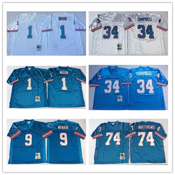 ncaa mens vintage football jerseys #1 warren moon 34 earl campbell 9 steve mcnair 74 bruce matthews blue white stitched jersey, Black
ncaa mens vintage football jerseys #1 warren moon 34 earl campbell 9 steve mcnair 74 bruce matthews blue white stitched jersey, Black
