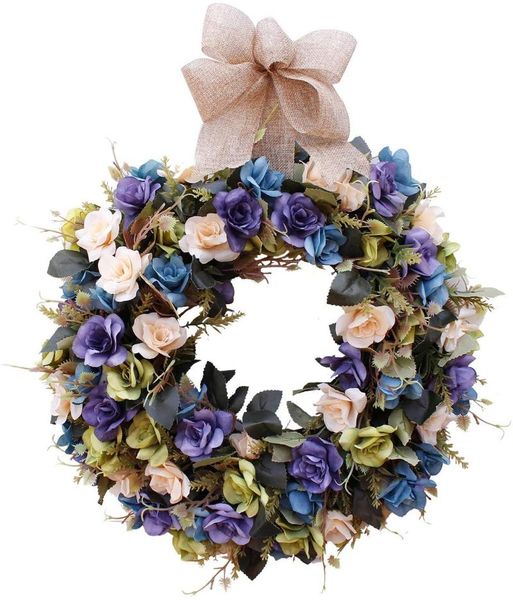 multiple styles silk artificial wreath hanging rose garland swag for indoor outdoor window wall wedding party decoration 16inch
multiple styles silk artificial wreath hanging rose garland swag for indoor outdoor window wall wedding party decoration 16inch