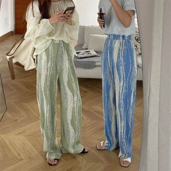 rendering pleat thin casual wide leg straight pants glittering fashion long pants elastic waist trouser floor-length pants 201228, Black;white
rendering pleat thin casual wide leg straight pants glittering fashion long pants elastic waist trouser floor-length pants 201228, Black;white