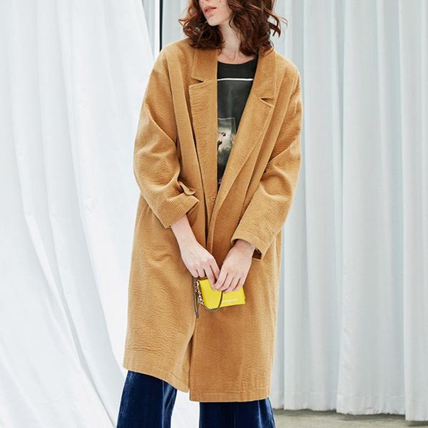 women's trench coats philosophy women autumn corduroy coat vintage female striped long casual street lady outerwear windbreaker, Tan;black
women's trench coats philosophy women autumn corduroy coat vintage female striped long casual street lady outerwear windbreaker, Tan;black