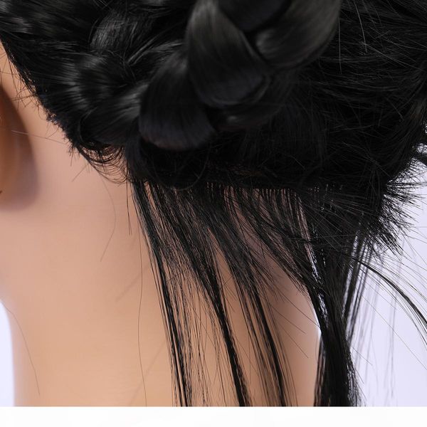 no bad smell chemical fiber wig black double braid headgear factory direct front lace wig european and american selling chemical fiber
no bad smell chemical fiber wig black double braid headgear factory direct front lace wig european and american selling chemical fiber