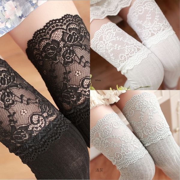 lace над коленных хлопковые носки кружева чулки вертикальные высокие трубы чистые хлопчатобумажные носки анти скольжения бедра чулки женщина, Black
lace над коленных хлопковые носки кружева чулки вертикальные высокие трубы чистые хлопчатобумажные носки анти скольжения бедра чулки женщина, Black