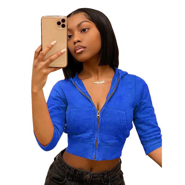 женская капюшоном на молнии tshirt длинные sexy половина рукава solid color одежды ladies slim fit тис, White
женская капюшоном на молнии tshirt длинные sexy половина рукава solid color одежды ladies slim fit тис, White