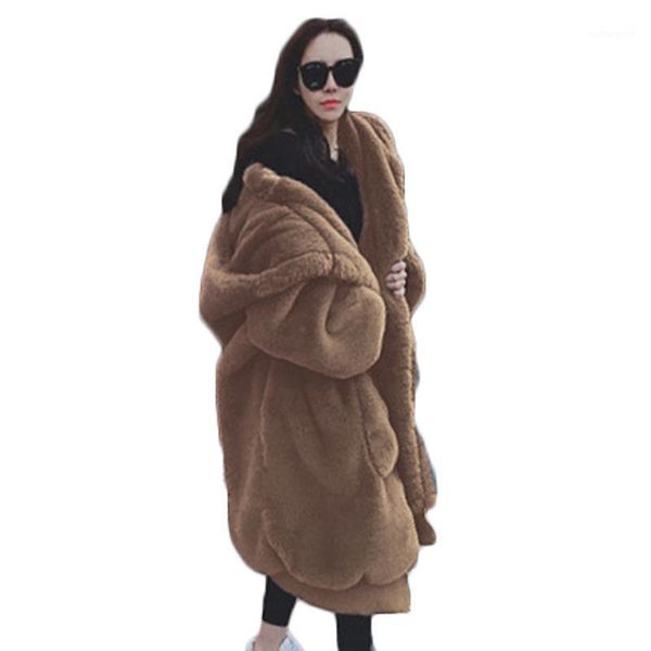 2020 new women's faux fur coats plus size lady trendy fur coats female long outerwear mujer hooded solid overcoats thick1, Black
2020 new women's faux fur coats plus size lady trendy fur coats female long outerwear mujer hooded solid overcoats thick1, Black