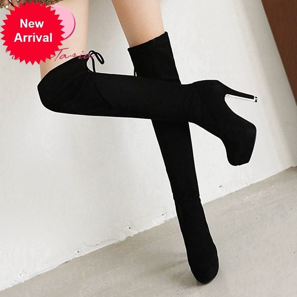 2021 the new size 30-48 flat ladies on knee thin high thigh boots women's shoes tc2r, Black
2021 the new size 30-48 flat ladies on knee thin high thigh boots women's shoes tc2r, Black
