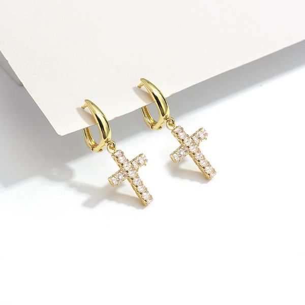 flashbuy trendy gold color cross huggie hoop earring for women men copper zircon pendant earrings couple jewelry, Golden;silver
flashbuy trendy gold color cross huggie hoop earring for women men copper zircon pendant earrings couple jewelry, Golden;silver