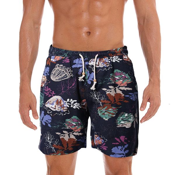 2020 summer new casual linen 5-point floral men's elastic lace up large cotton hemp shorts beach pants, White;black
2020 summer new casual linen 5-point floral men's elastic lace up large cotton hemp shorts beach pants, White;black