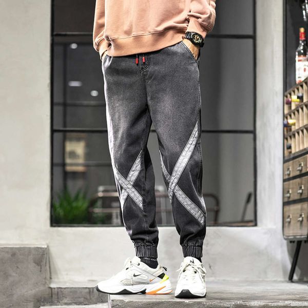elastic waist jeans men's fashion brand plus fat size harem autumn korean trend versatile pants, Blue
elastic waist jeans men's fashion brand plus fat size harem autumn korean trend versatile pants, Blue