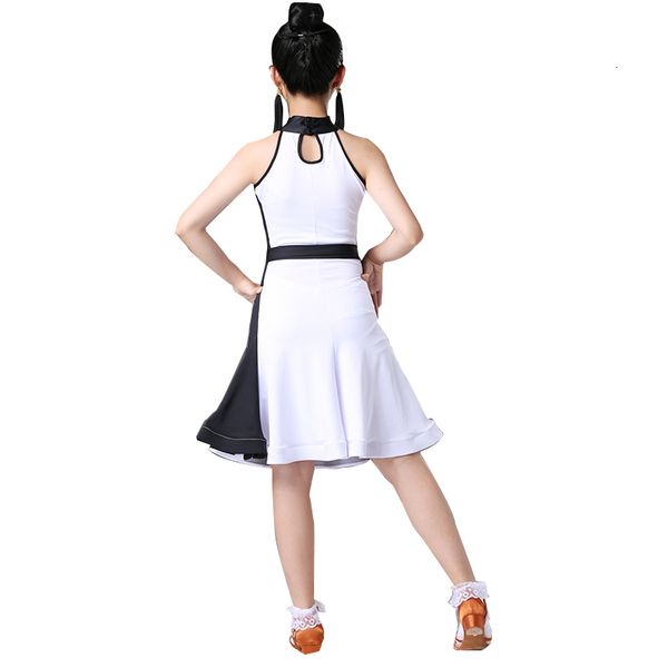 children latin dance skirt children latin training girls performance competition dance clothing ballroom competition, Black;red
children latin dance skirt children latin training girls performance competition dance clothing ballroom competition, Black;red