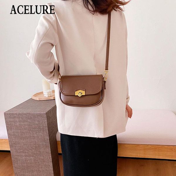 acelure casual fashion leather crossbody bags lady soft solid color messenger bag purse retro saddle bag for women all-match
acelure casual fashion leather crossbody bags lady soft solid color messenger bag purse retro saddle bag for women all-match