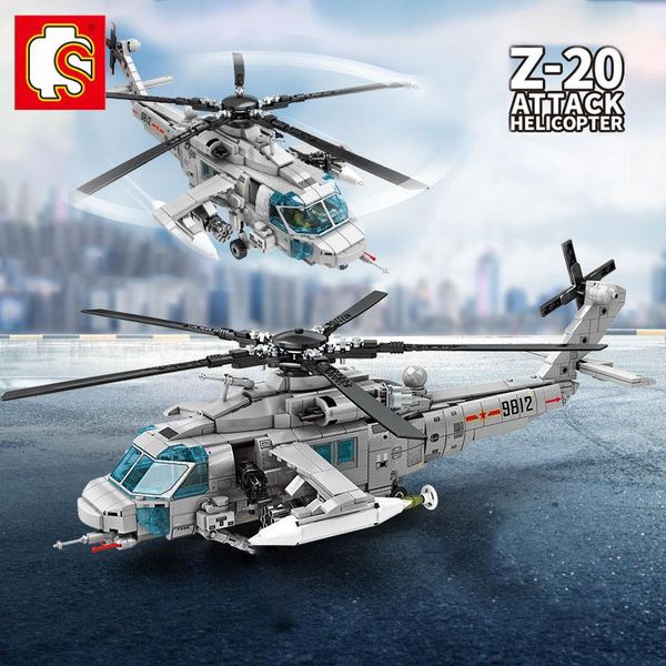 sembo 935pcs military series technic navy armed helicopter building blocks avic aircraft z-20 bricks toys kids for children gift wmttar
sembo 935pcs military series technic navy armed helicopter building blocks avic aircraft z-20 bricks toys kids for children gift wmttar