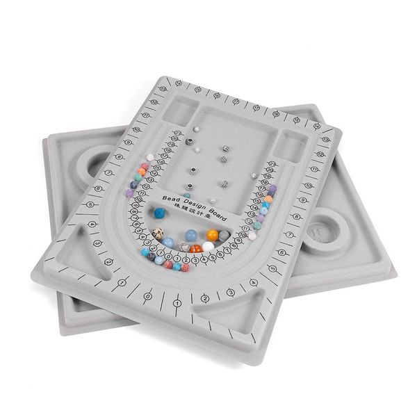 gray flocked bead board for diy bracelet necklace beading jewelry making organizer tray design craft measuring tool accessories h bbyxgu, Silver
gray flocked bead board for diy bracelet necklace beading jewelry making organizer tray design craft measuring tool accessories h bbyxgu, Silver