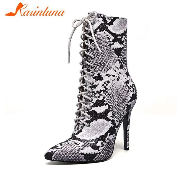 boots karin 2021 big size 41 women shoes thin high heels 11 cm mixed color pointed toe cross-tied ankle, Black
boots karin 2021 big size 41 women shoes thin high heels 11 cm mixed color pointed toe cross-tied ankle, Black