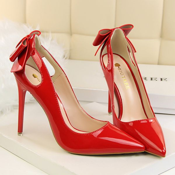 2021 women 10cm high heels pumps nightclub slip on patent leather wedding heels girls bow knot scarpins office party shoesmultifunction, Black
2021 women 10cm high heels pumps nightclub slip on patent leather wedding heels girls bow knot scarpins office party shoesmultifunction, Black