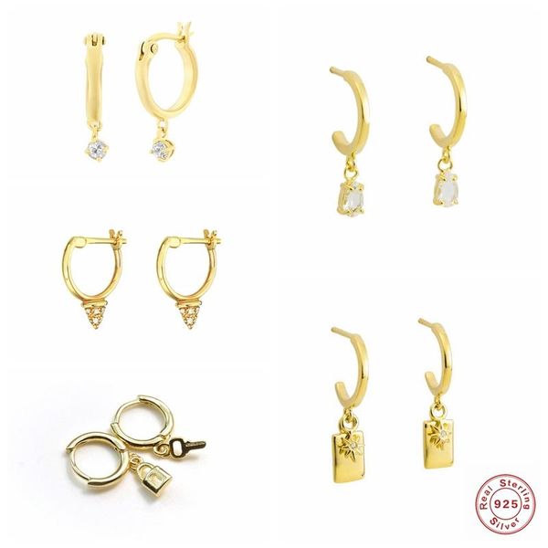 hoop & huggie genuine 925 sterling silver fine earring jewelry for woman lovers' girlfriend birthday gift pendientes colgantes, Golden;silver
hoop & huggie genuine 925 sterling silver fine earring jewelry for woman lovers' girlfriend birthday gift pendientes colgantes, Golden;silver