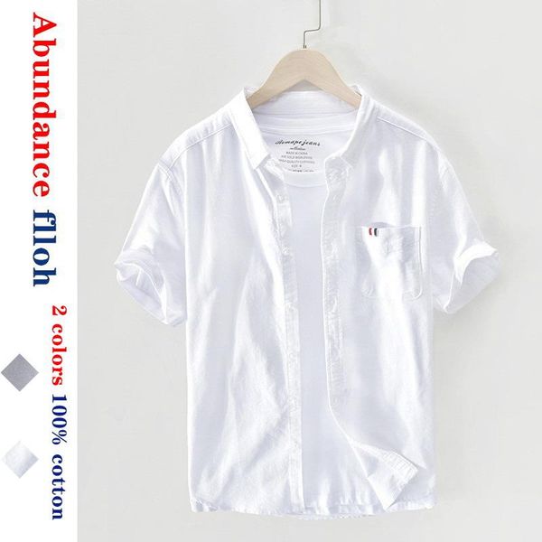 new arrival solid 100%cotton short sleeve shirt men casual white gray shirts for men shirt comfortable shirts male chemise 6610, White;black
new arrival solid 100%cotton short sleeve shirt men casual white gray shirts for men shirt comfortable shirts male chemise 6610, White;black