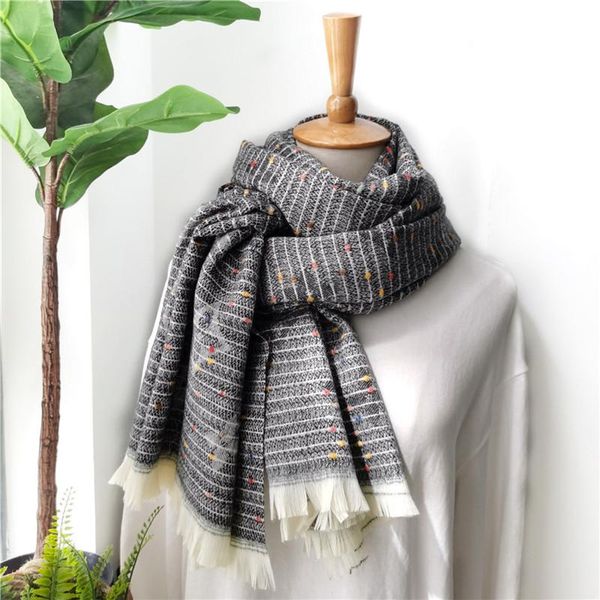 scarves fashion yarn jacquard winter scarf weave women cashmere warm foulard female thick soft bufanda shawl wraps, Blue;gray
scarves fashion yarn jacquard winter scarf weave women cashmere warm foulard female thick soft bufanda shawl wraps, Blue;gray
