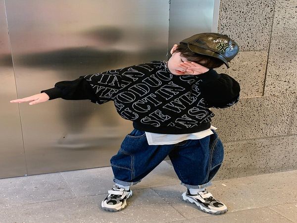 boy's allover printed letter reflective long sleeved sweater fashion 2020 new autumn korean style loose children's clothing wmtczo, Blue
boy's allover printed letter reflective long sleeved sweater fashion 2020 new autumn korean style loose children's clothing wmtczo, Blue